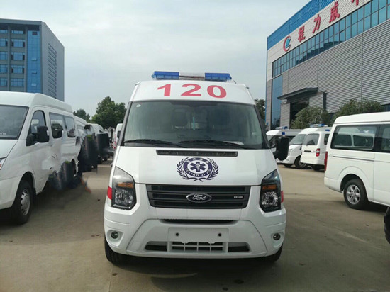 國(guó)六福特新世代V348長(zhǎng)軸中頂救護(hù)車(chē)