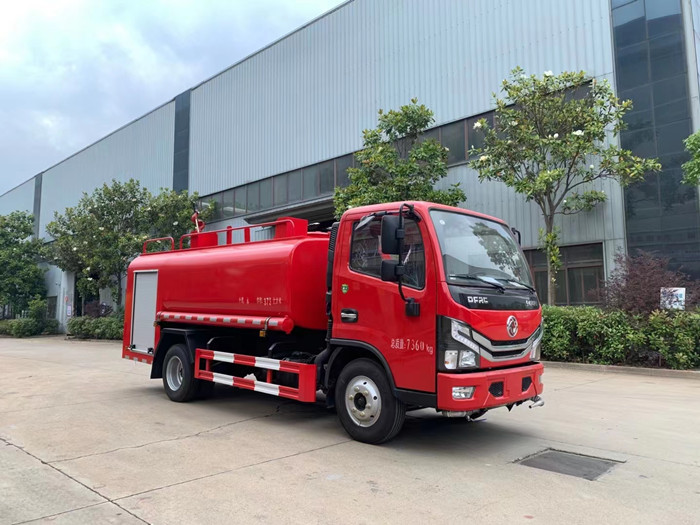 國六東風小多利卡5噸消防灑水車_5噸消防灑水車價格_5方消防灑水車_程力專用汽車